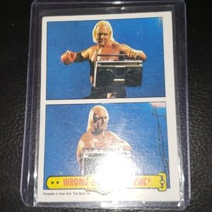 1985 TOPPS WWF HULK HOGAN ROOKIE CARD #56